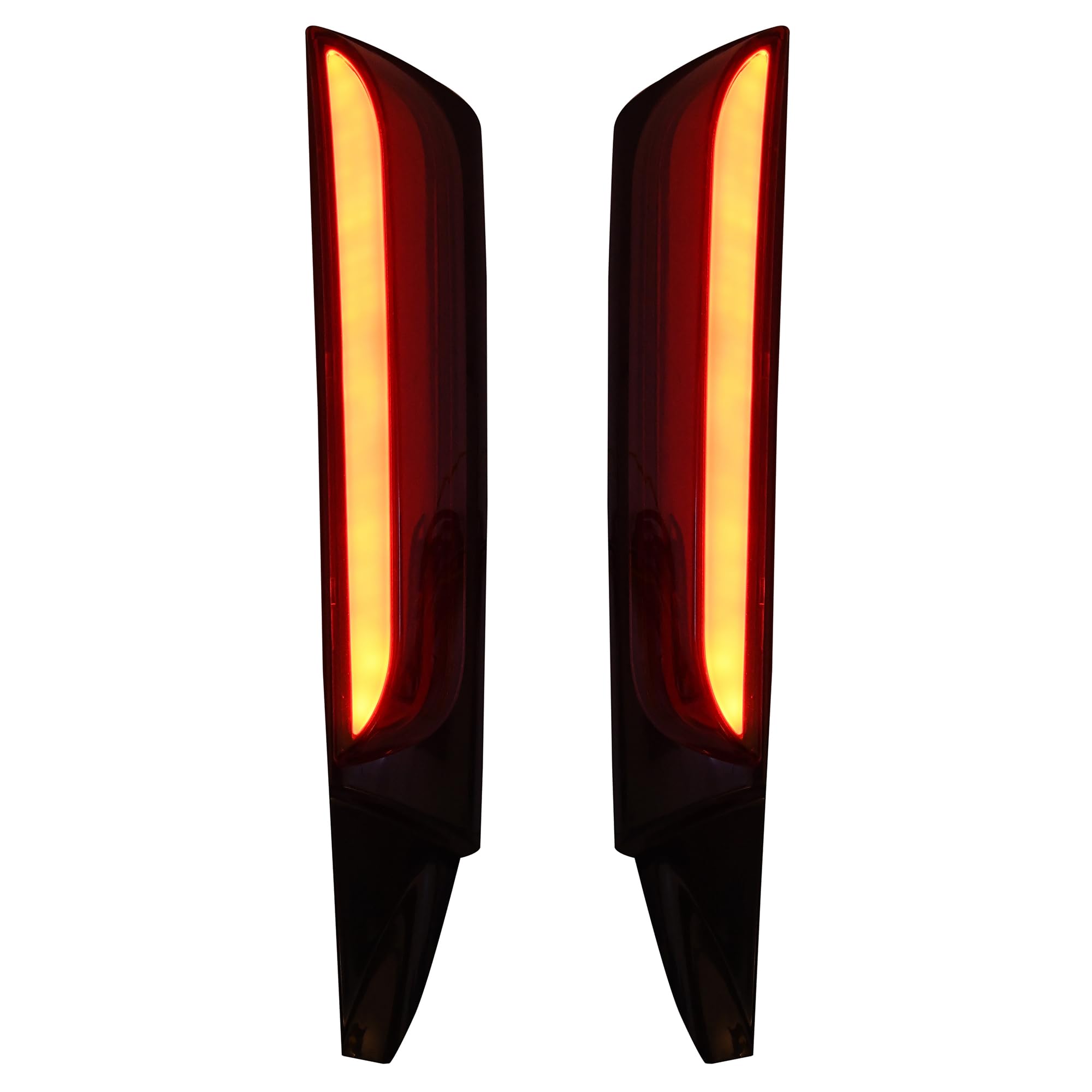 MODIFIED AUTOS Rear Tail Cabin Pillar Light Set of 2 - Red Matrix Type For Toyota Fortuner