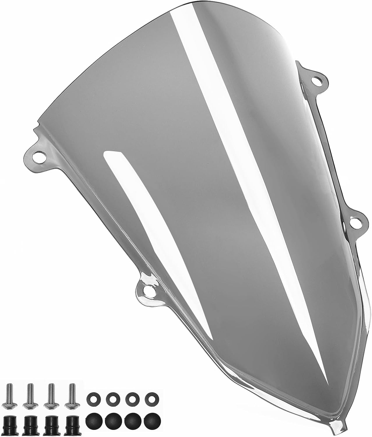 Windscreen Front Flyscreen CBR400R Wind Deflector CBR500R Motorcycle Accessories Windshield Windscreen for Ho&n&da CBR 400 R CBR 500 R 2019-2023 (Gradient Grey Smoke)