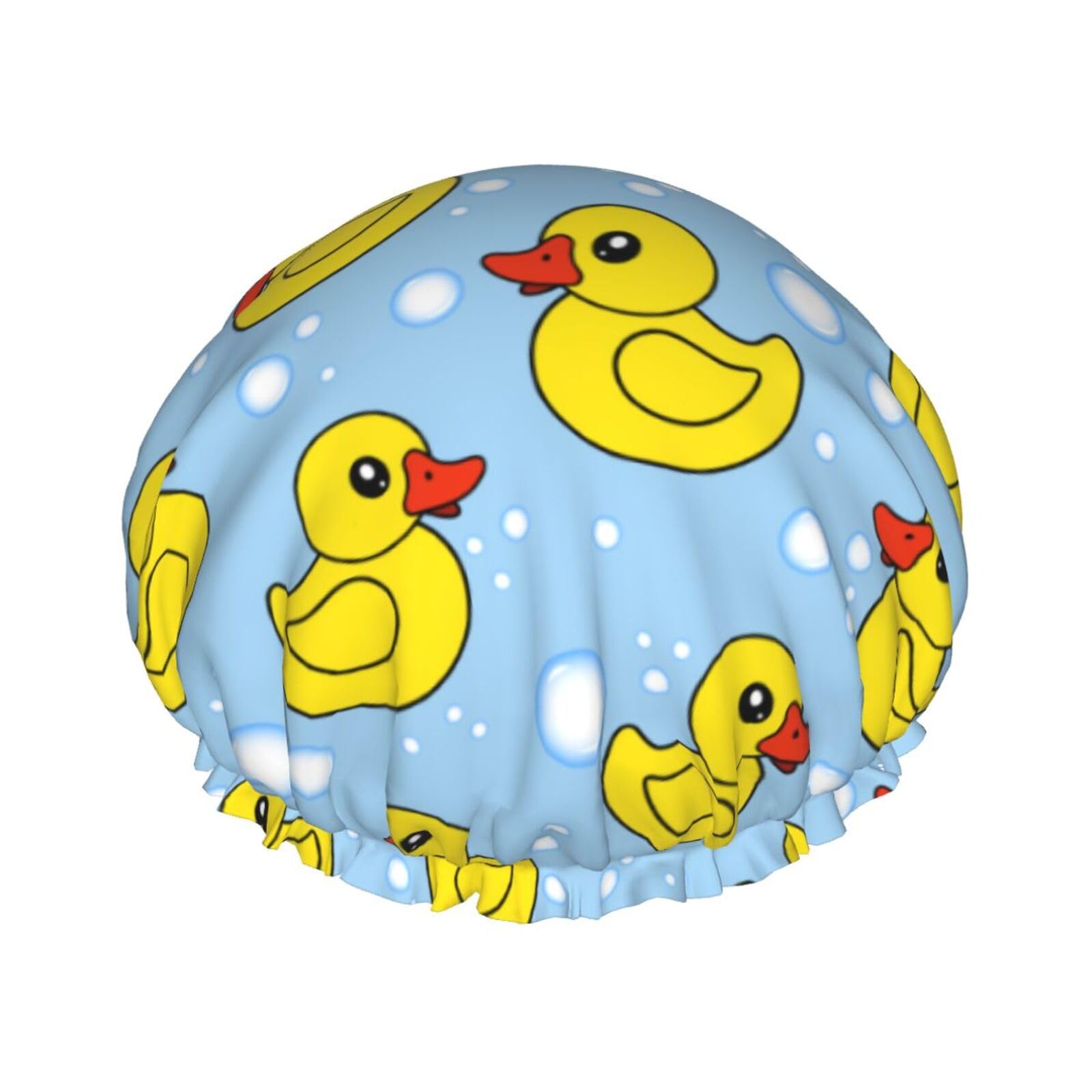Bonnet de douche imperméable à double couche idéal pour le bain des femmes