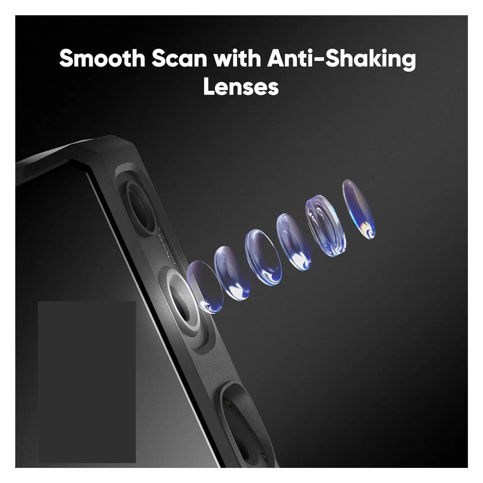 Scanner 3D portatile Seal Lite for stampa, con lenti anti-vibrazione, scanner for Win10/MacOS