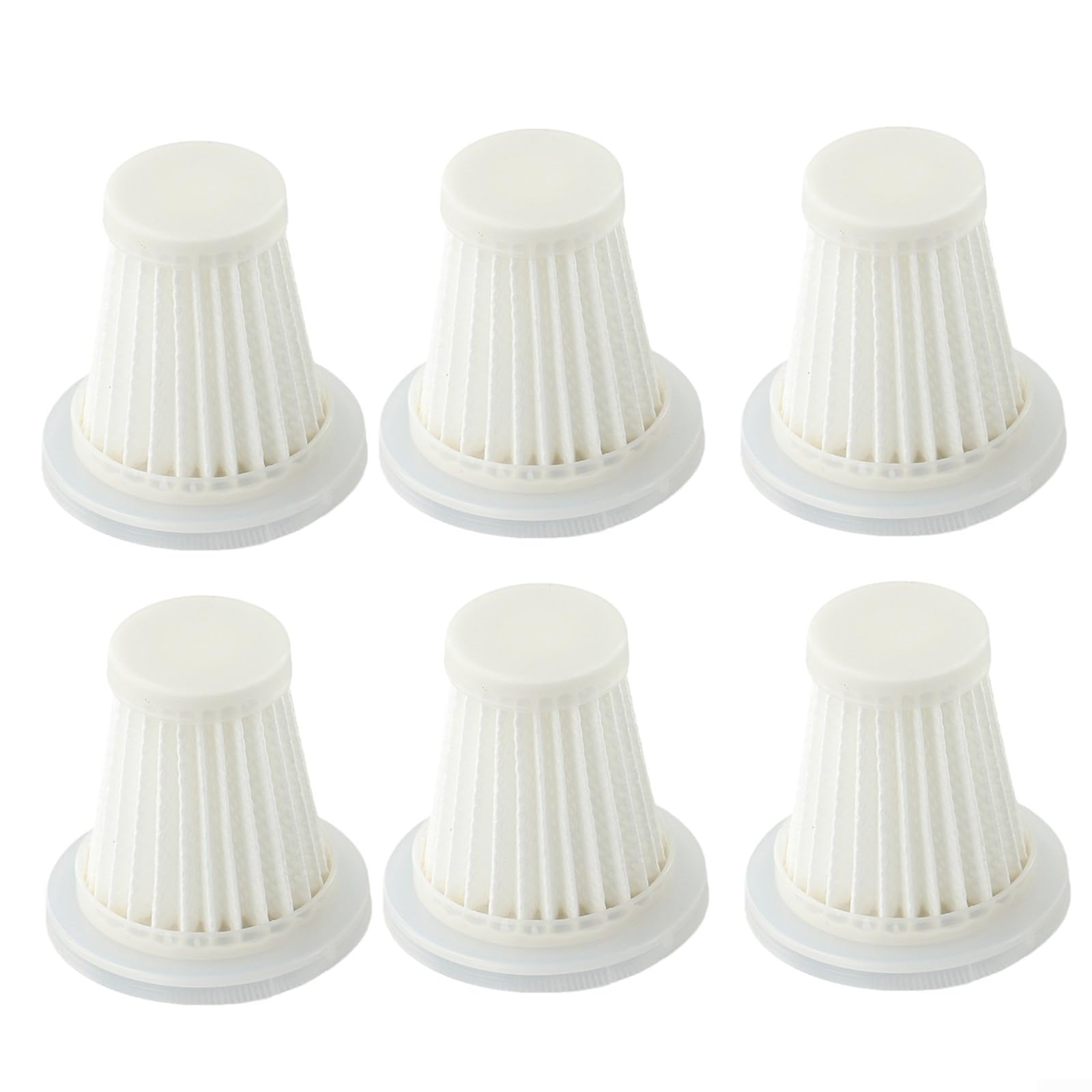 6 Pack Filters Replacement Filter for Saker, for Ekbas, for PeroBuno Car Cordless Vacuum Cleaner