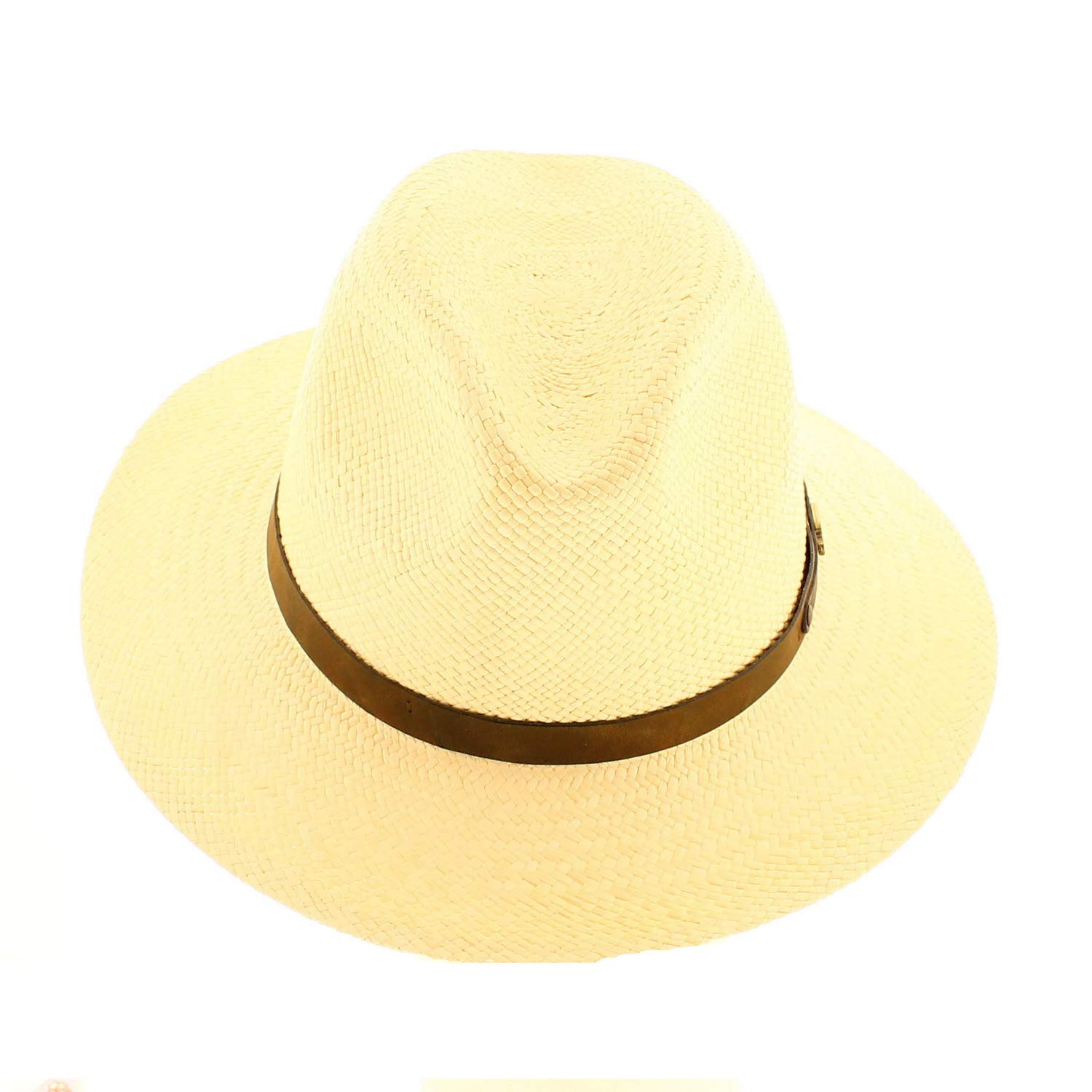 Panama - Paille Cuenca - Chapeau Fedora - Bord baissé