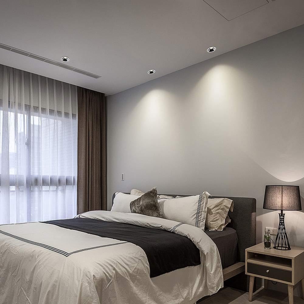 (10 Kit di Illuminazione A Incasso LED Moderni E Semplici Faretto A Incasso LED Retrofit Antiabbagliamento Kit di Faretto A Incasso LED per Soffitto per Soggiorno