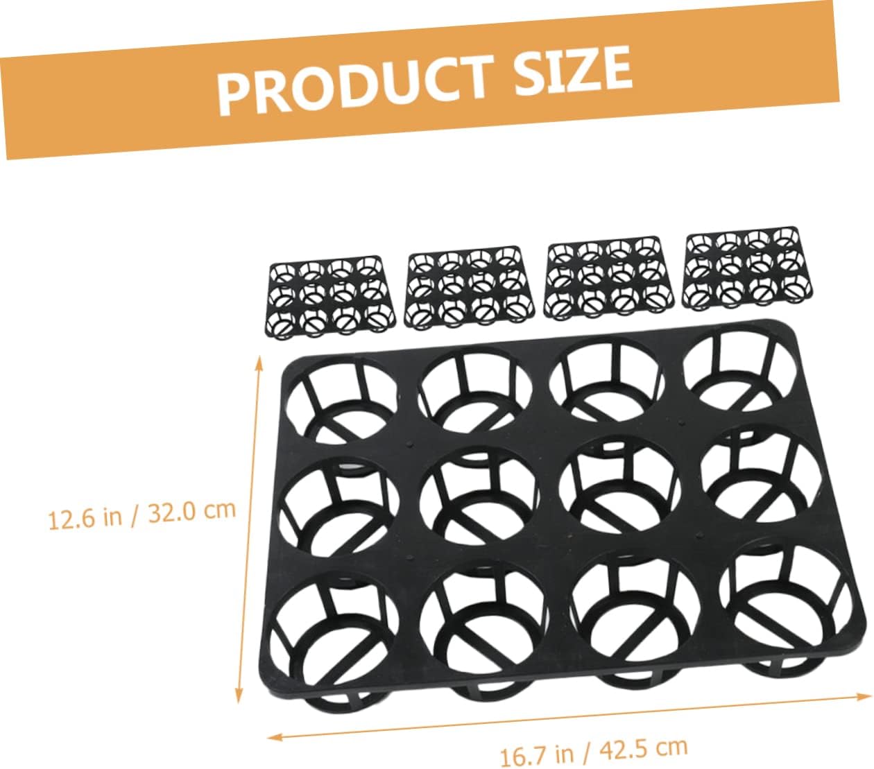 5pcs Nursery Tray Plant Germination Rack Round Pot Bracket for Home Gardening and Reusable Plant Growing Cup Holder for and Vegetables