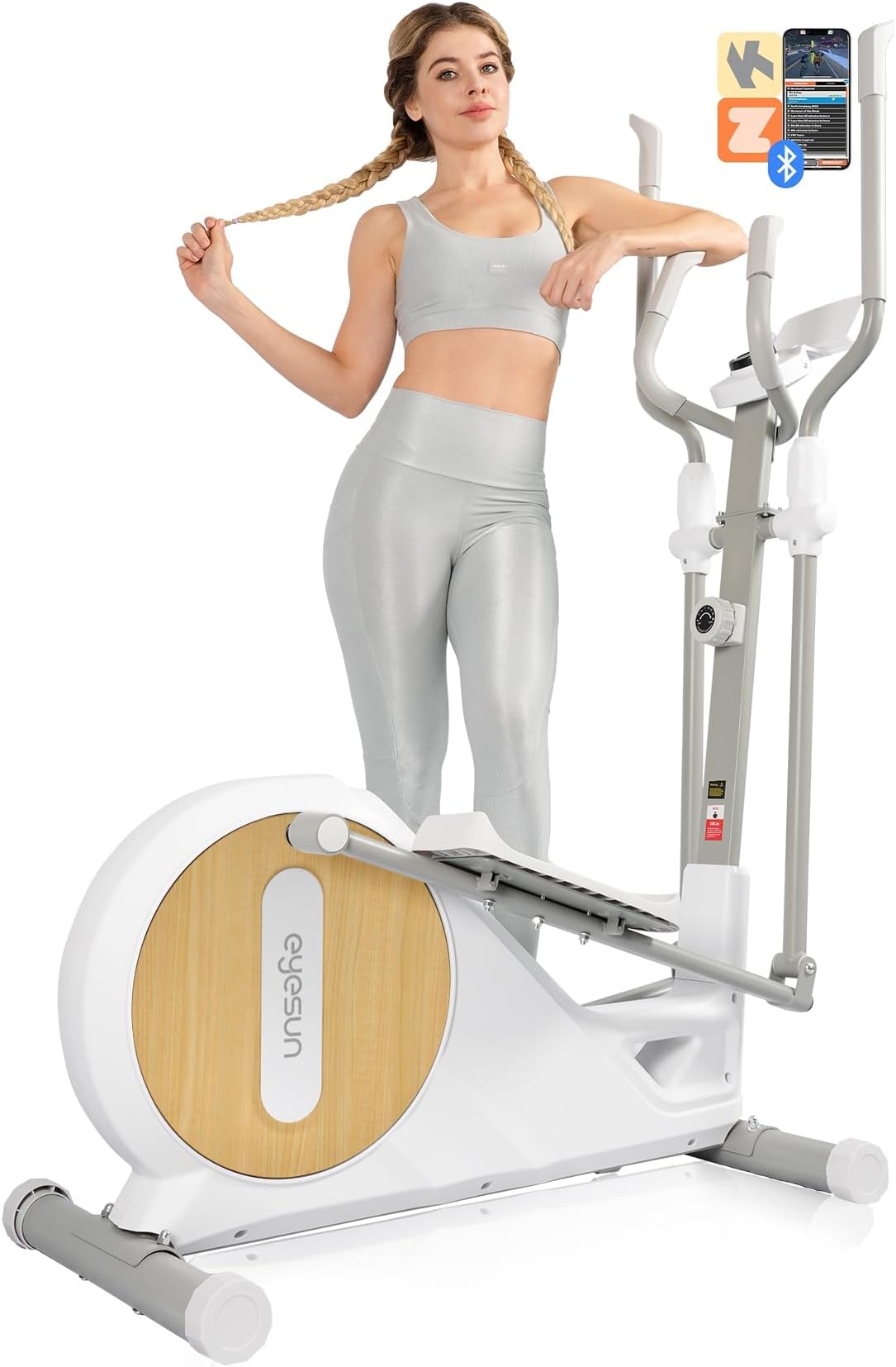 - Elliptical Training Machines,Elliptical Exercise Machine for Home with Hyper-Quiet Magnetic Driving System, Elliptical Trainer/330 LBS Loading Capacity