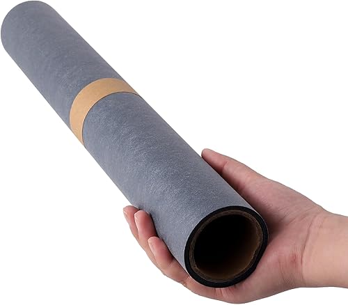 Miniatura 7 de Wooqu Paño de libro de piel sintética, base recubierta de poliuretano y no tejida, aspecto de cuero, suave, 17 x 29 pulgadas, para encuadernación de