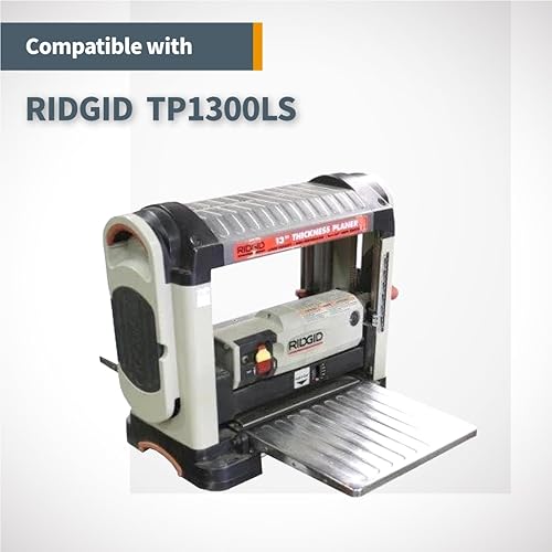 Miniatura 6 de POWERTEC 128281DD - Juego de 6 cuchillas de cepillado HSS de 13 pulgadas de repuesto para Ridgid AC20502 R4330 R4331