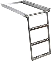 Vista 7 de Escalón retráctil amarillo de 2 peldaños