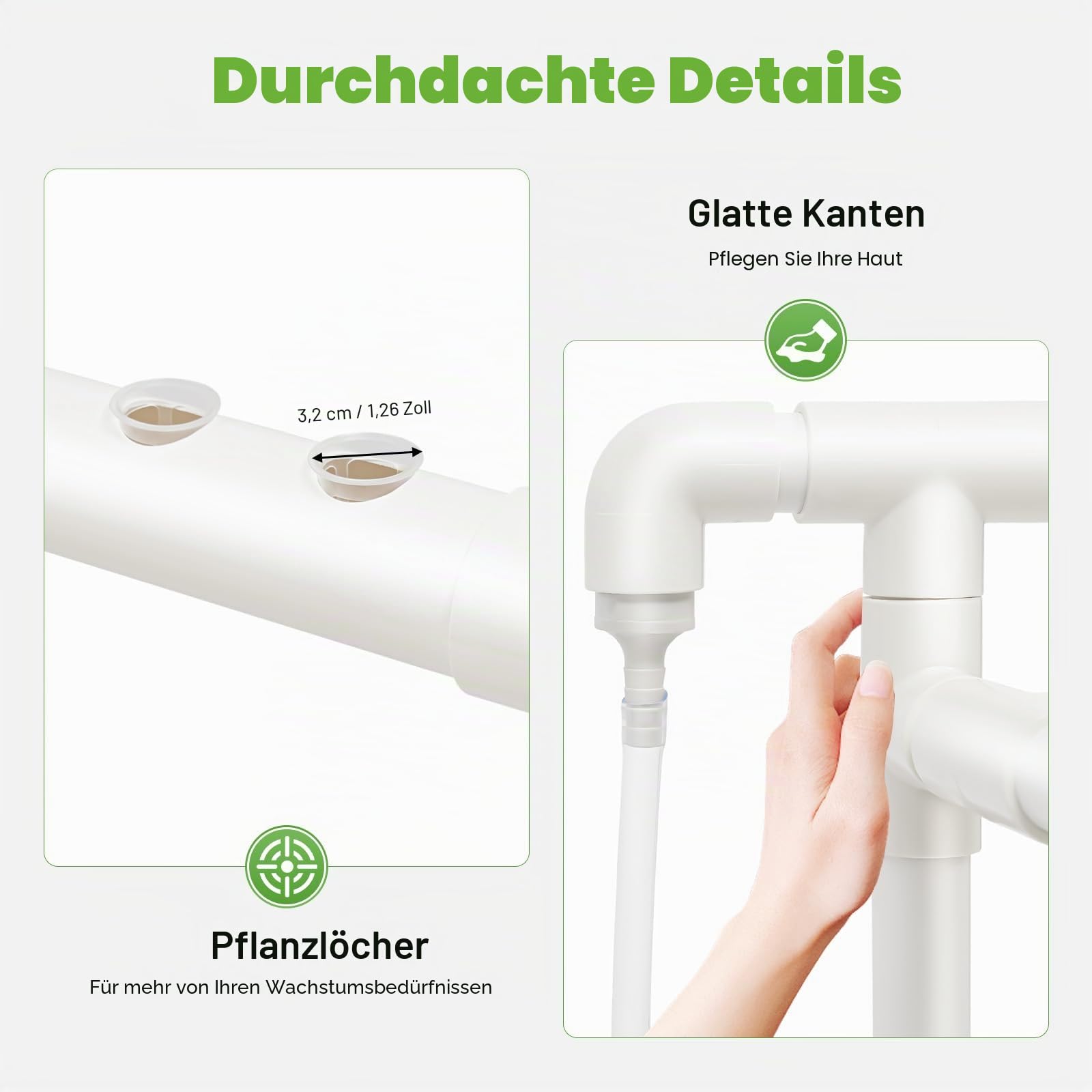Hydroponic Growing System Hydroponic System Indoor Hydrokultur Growkit 90 Pflanzenstandorte 3 Lagiges Pflanzen Gemüse Werkzeug Vertical Farming mit Wasserpumpe