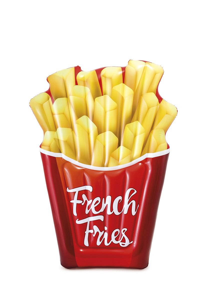 Intex 58775EU Matelas Cornet de Frites, 175cm x 132cm, Rouge