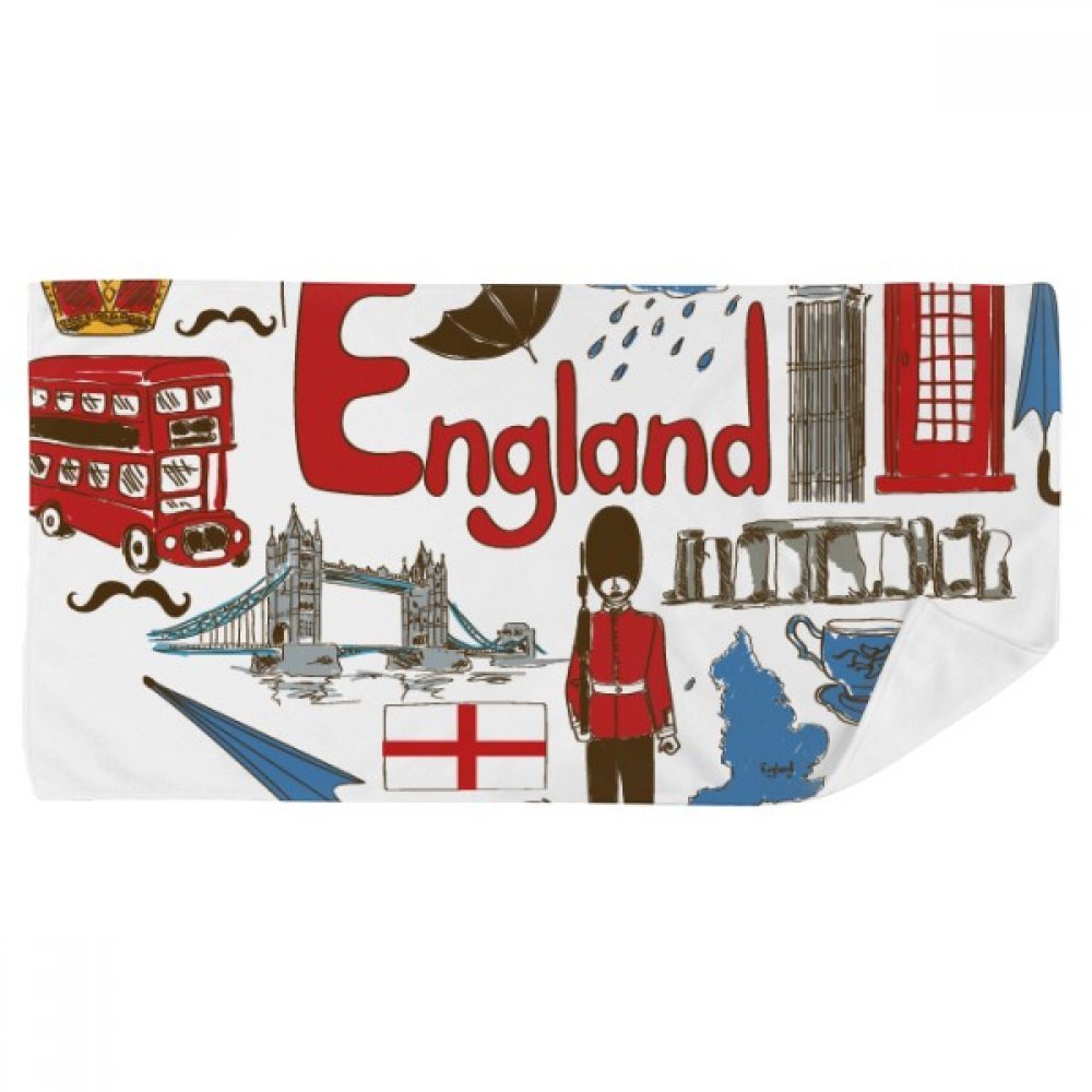 Serviette de bain compacte Angleterre 35x70cm pour en finir avec le linge lourd