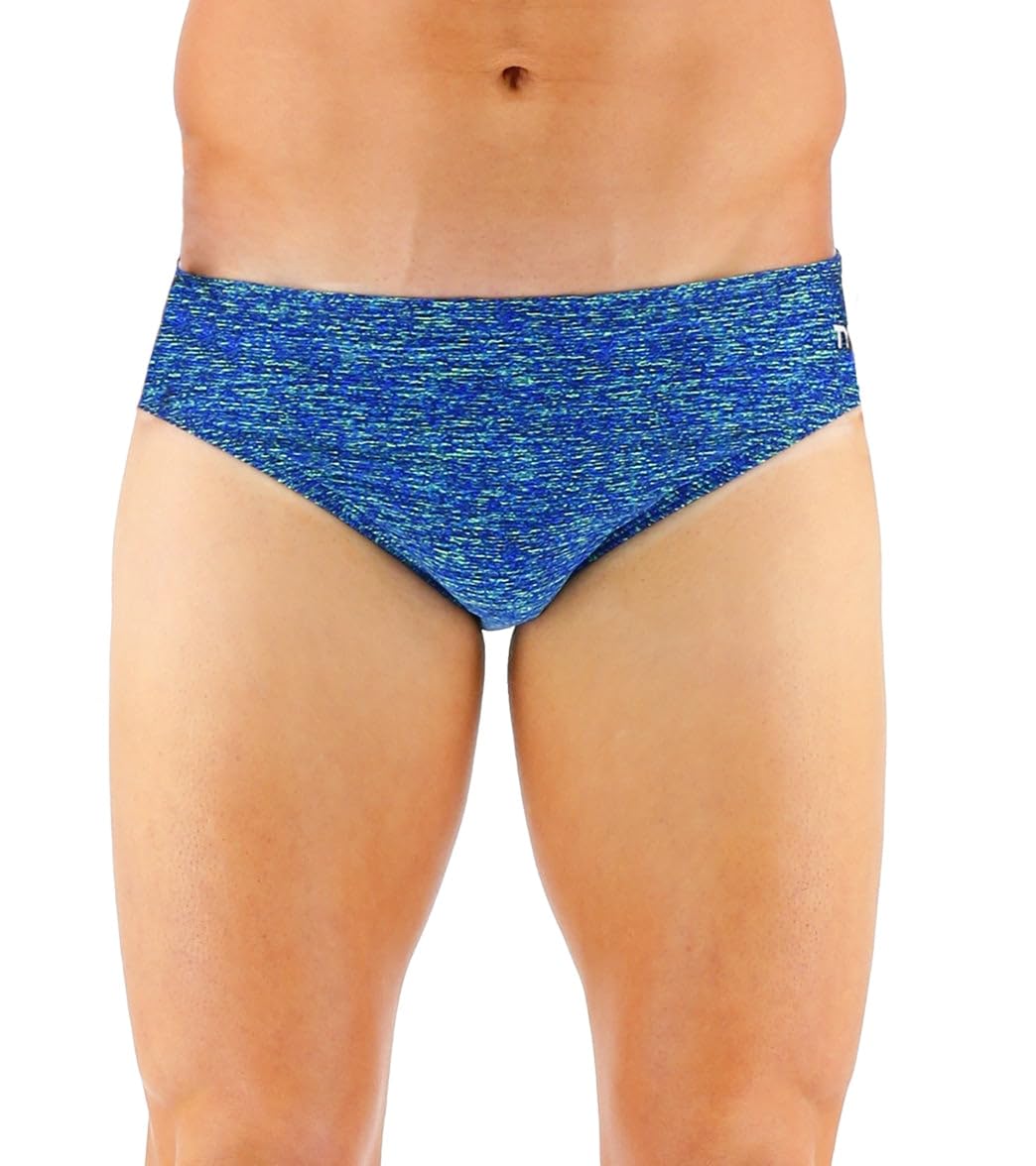 TYR mens Durafast Elite Racer Brief Swimsuit Swim Briefs