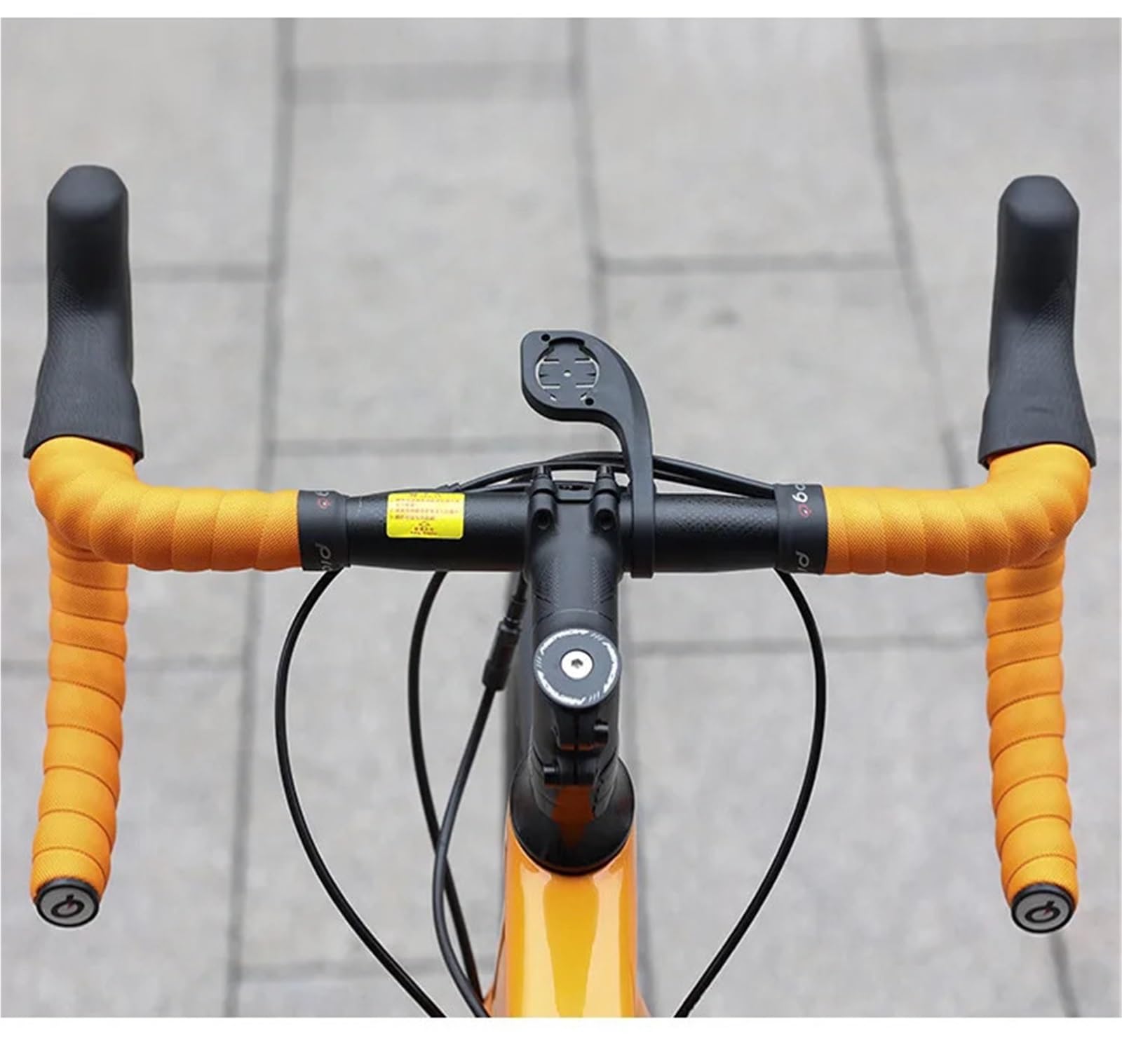 Supporto per computer da bicicletta, accessori per cronometro, GPS, bici da strada (corto), 8 pezzi