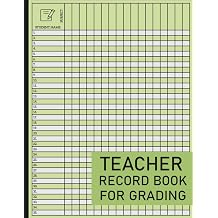 Teacher Record Book for Grading Large Grid Grade Book for Teachers, 120 Pages
