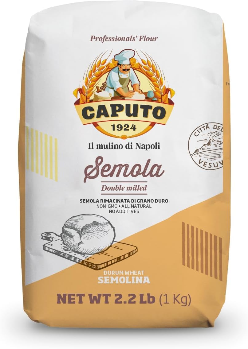 Italian Gourmet Semola Rimacinata farina di grano duro für Pizza 20 x 1kg