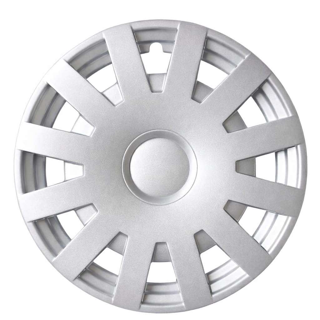 Set Copricerchi 15 Pollici Compatibili con Citroen C3 e Citroen Berlingo, Coppe Ruota per Cerchi in Ferro, Design Elegante, Montaggio Rapido, Look Rinnovato Auto