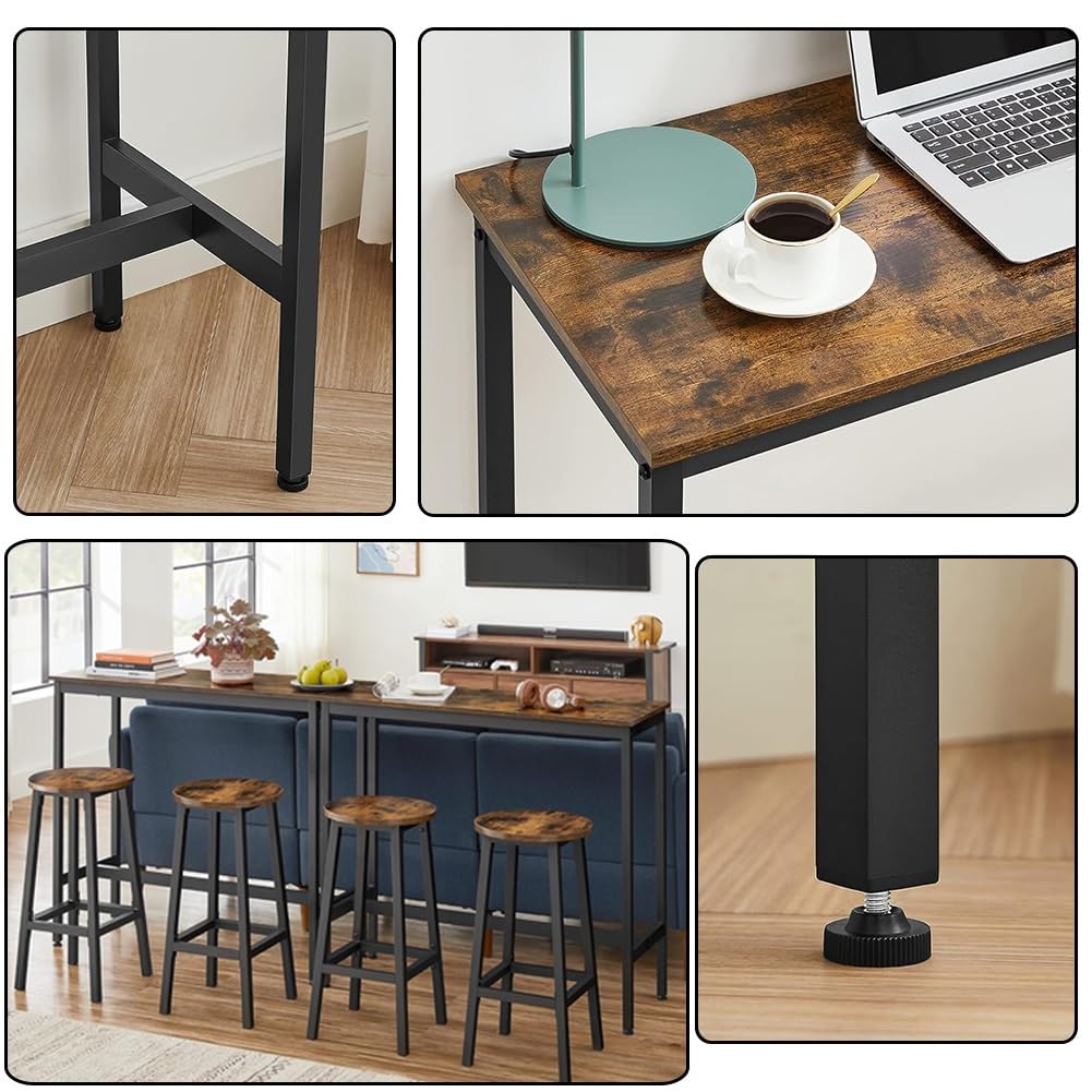 Amazon｜カウンターテーブル バーテーブル 長方形 バーカウンター 幅