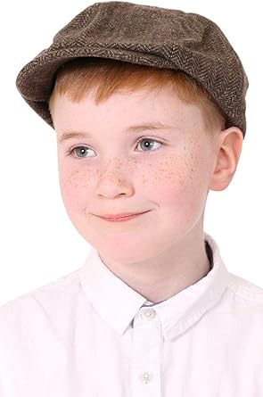 Cappello Piatto In Finta Pelle Nera Accessorio Costume Per Adulti