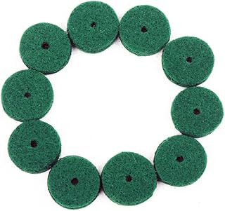 Mikinona 90pcs Guitar Accessories Green Keyboard Keyboard Balance Washers Piano Washer Piano Keyboard Washer Piano Washer Piano Accessories Felt Piano Washer Green Balance Component