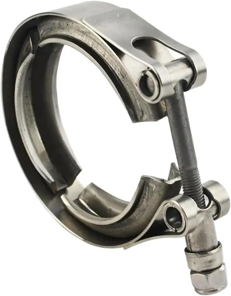 2" - 5.5" Stainless Steel V-Band Clamp for Exhaust Systems and Turbochargers Durable & Easy Installation(5.5 inch(160mm))