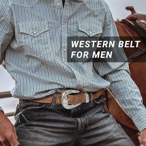 Image of BELTROAD Western Belts for Men Women 1.5 inch Vintage Country Belt for Jeans
