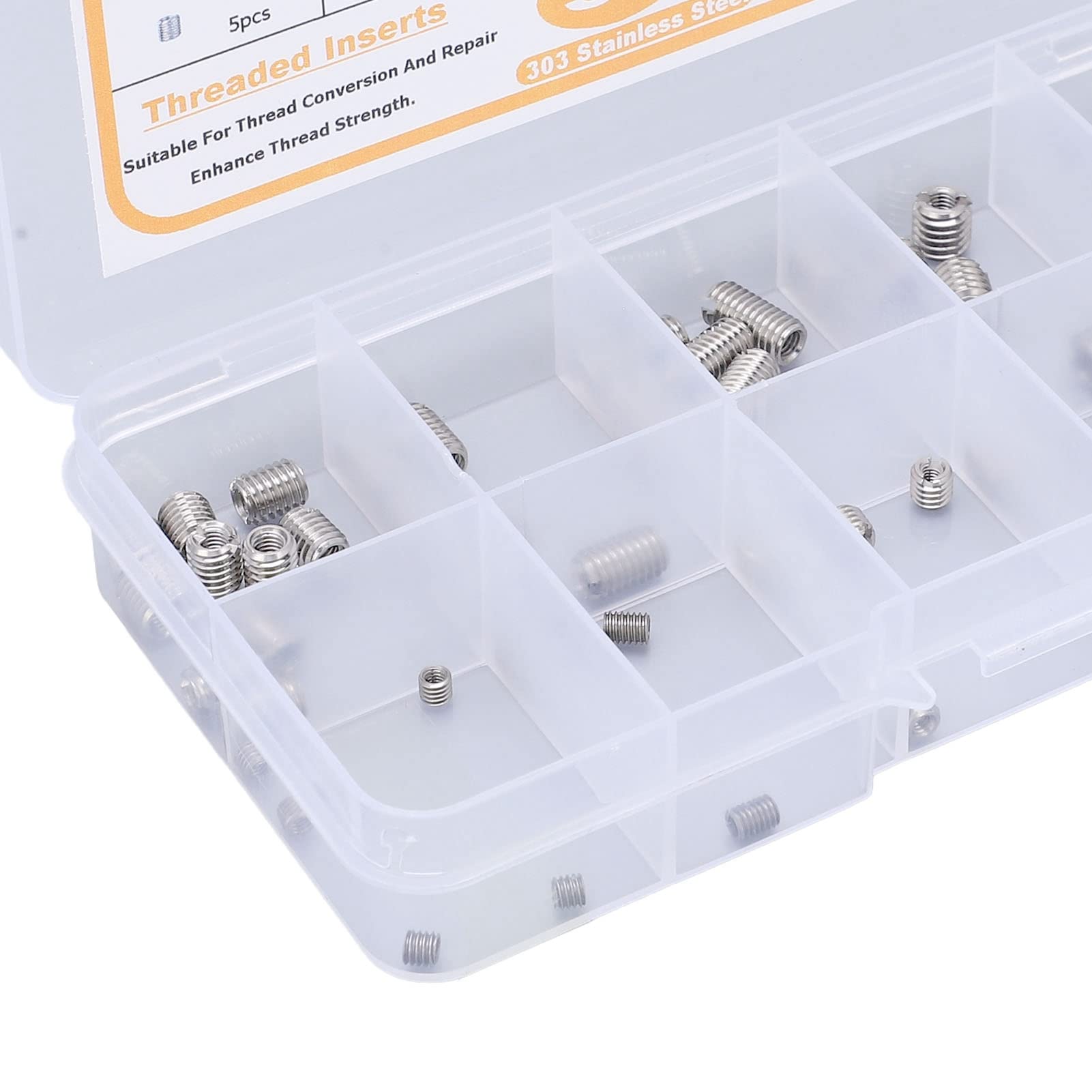 Threaded Nuts, High Strength 55 pcs. Insert Nut Wide Application for Repair