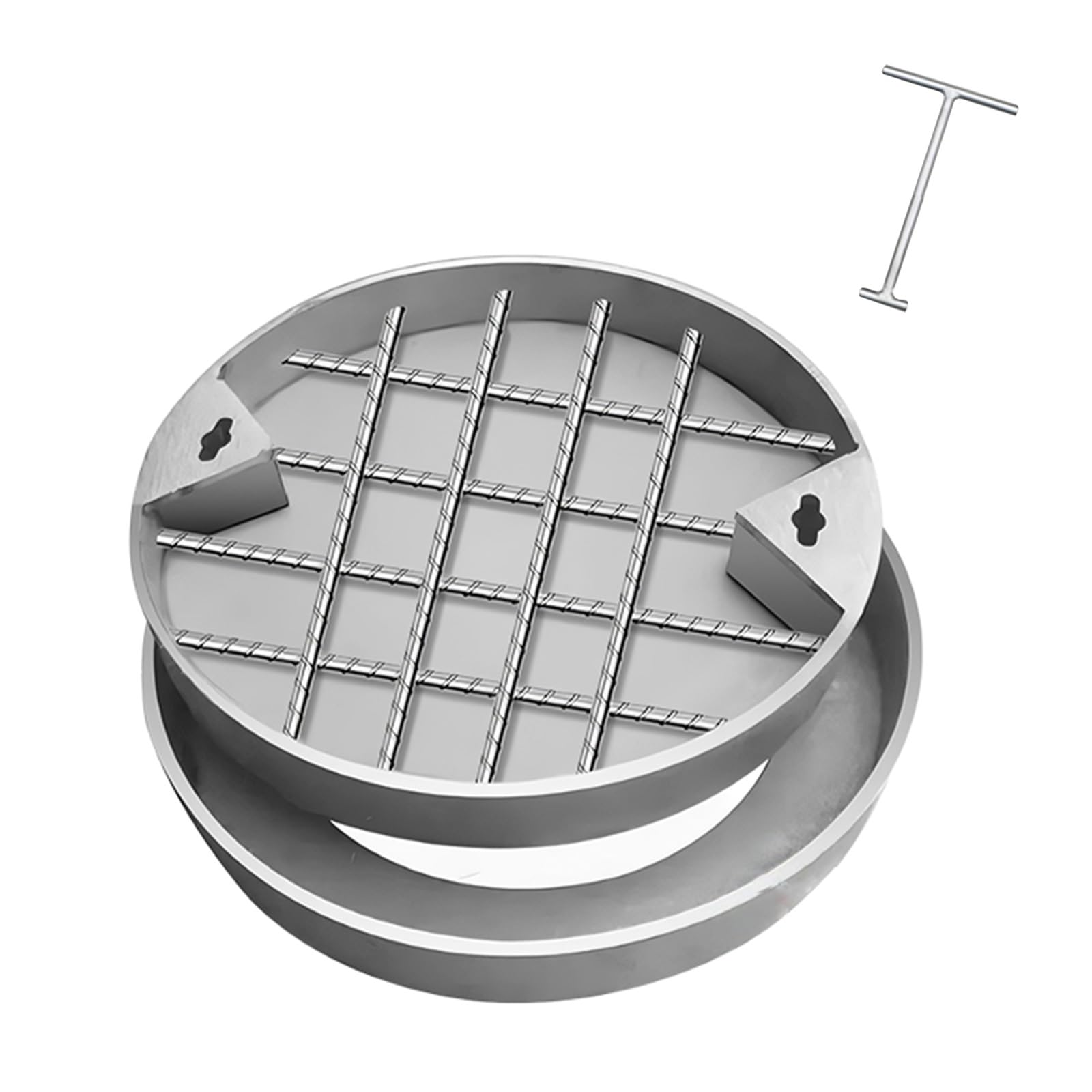 Couvercle de bassin d'égout pour terrasse et aménagement de jardin moderne