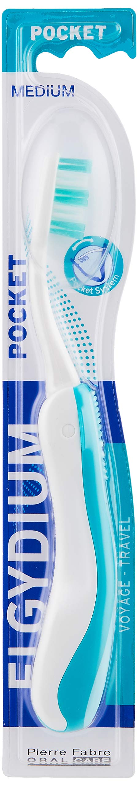 Elgydium Pocket Medium Travel Toothbrush