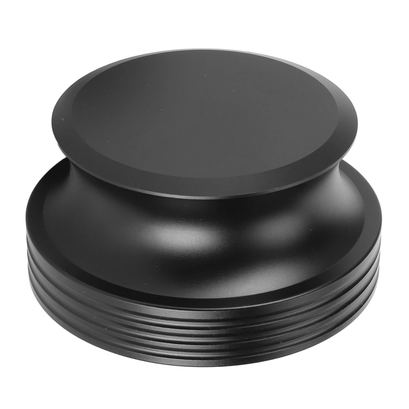 JTLB Stabilizzatore del Disco per Giradischi LP Lega di Alluminio Stabilizzatore del Peso del Disco HiFi Riduttore di Vibrazioni per Giradischi (Nero)