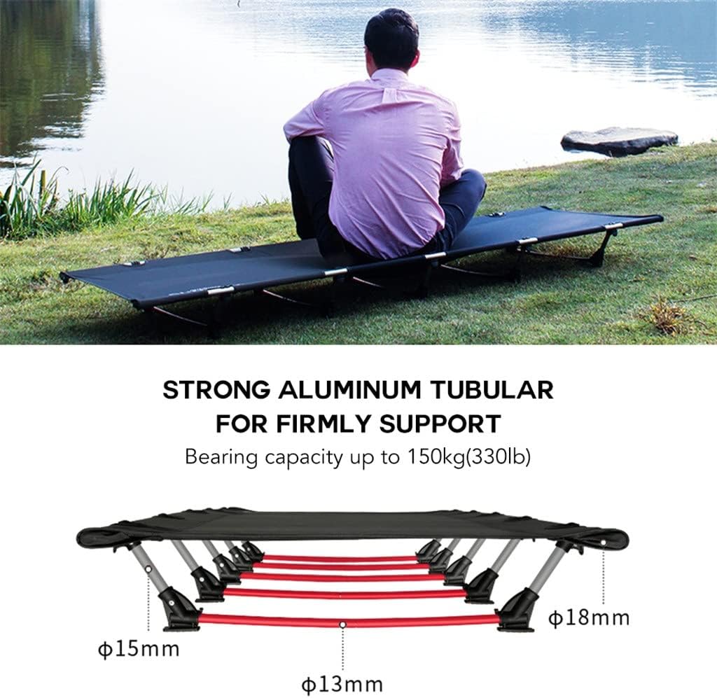Portable Folding Camping Single Person Outdoor Foldable Bed for Sleeping Hiking Backpacking Picnic Mat