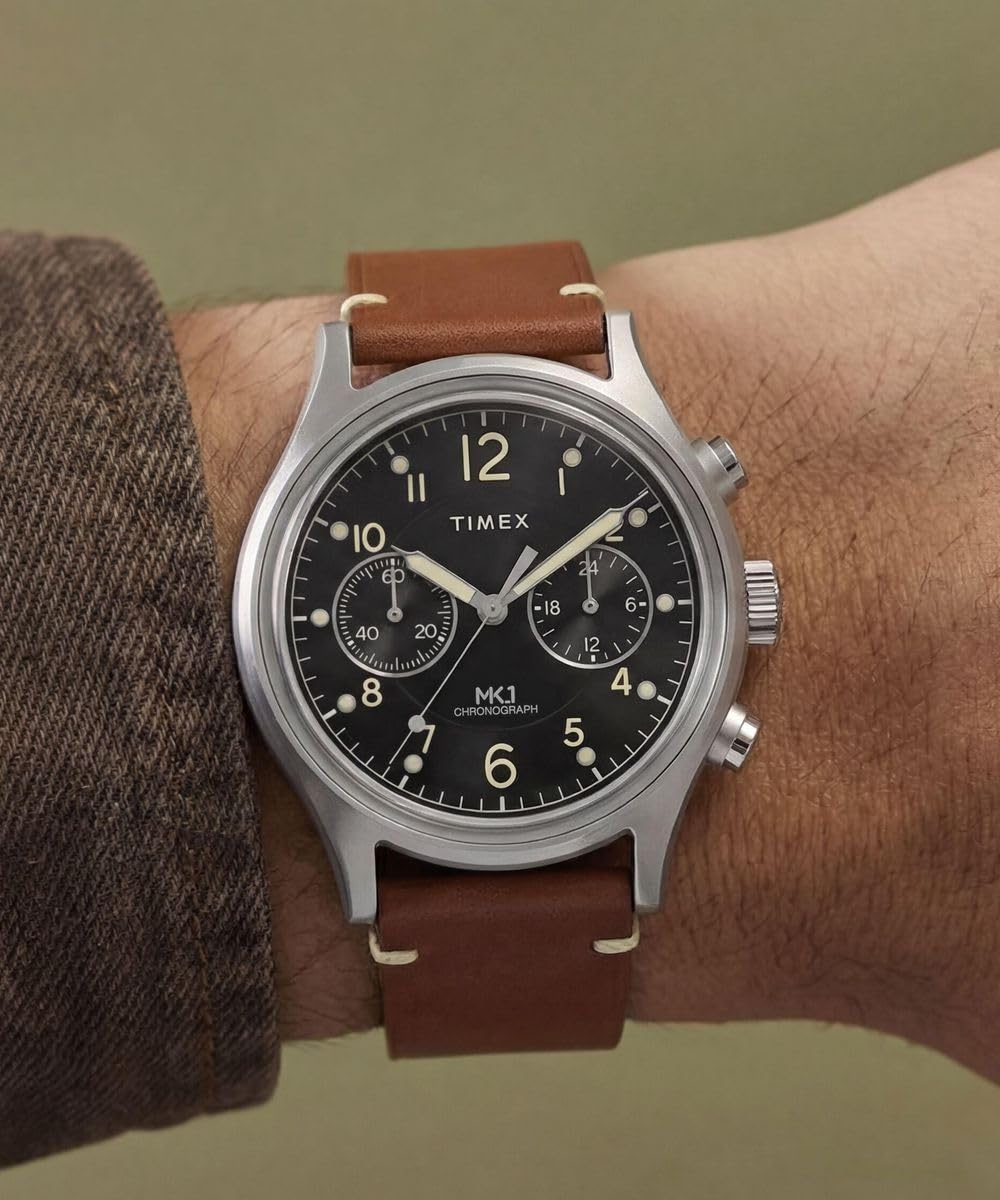 Timex Hombre Cronógrafo Cuarzo Reloj Military MK1
