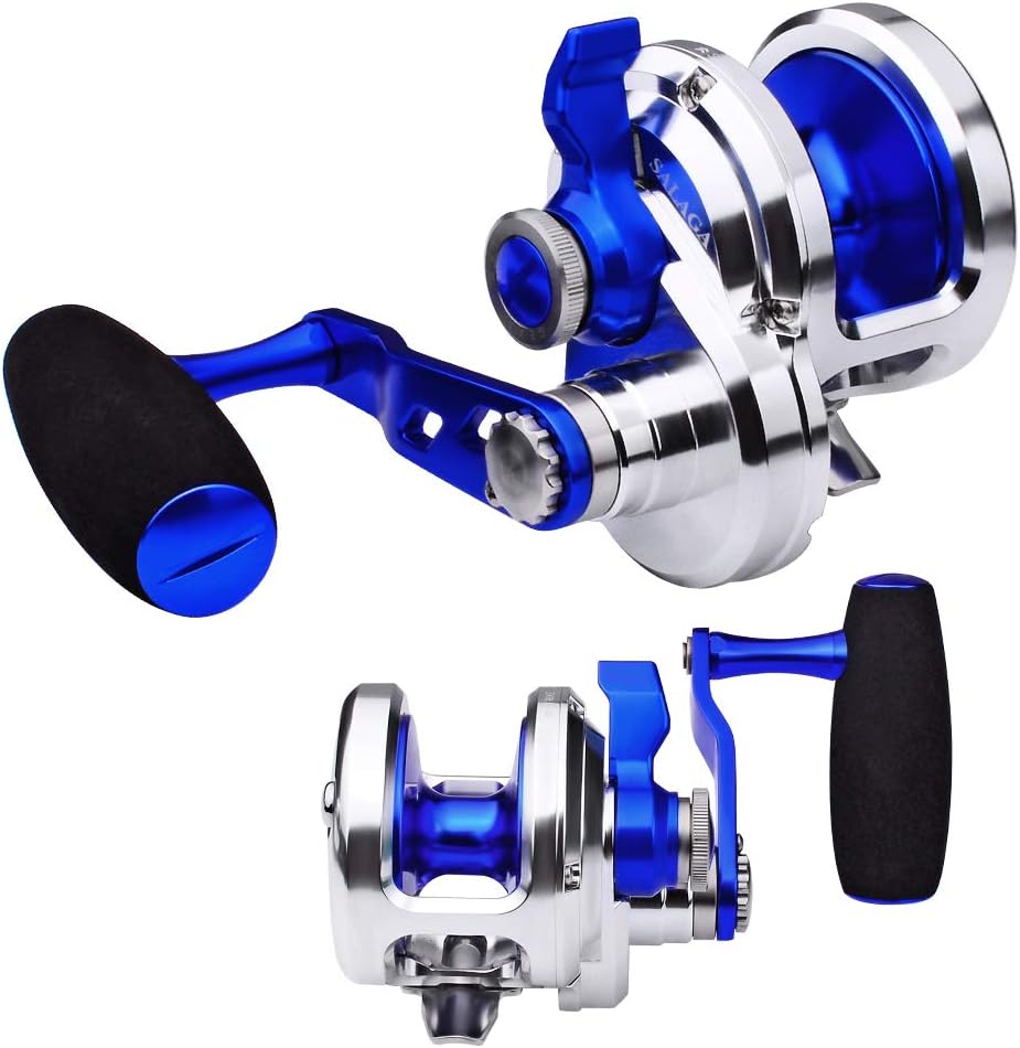 PROBEROS Conventional Reel Trolling Reels - Lever Drag Deep Sea Ocean Big Game Offshore Jigging Fishing Reels