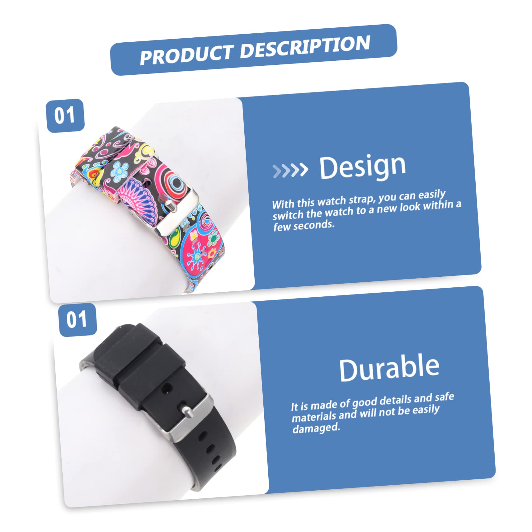 OSALADI 12piezas Correa De Silicona Para Reloj Inteligente De Compatible Venu y Elegante Pantalla De Pavo Real Camuflaje
