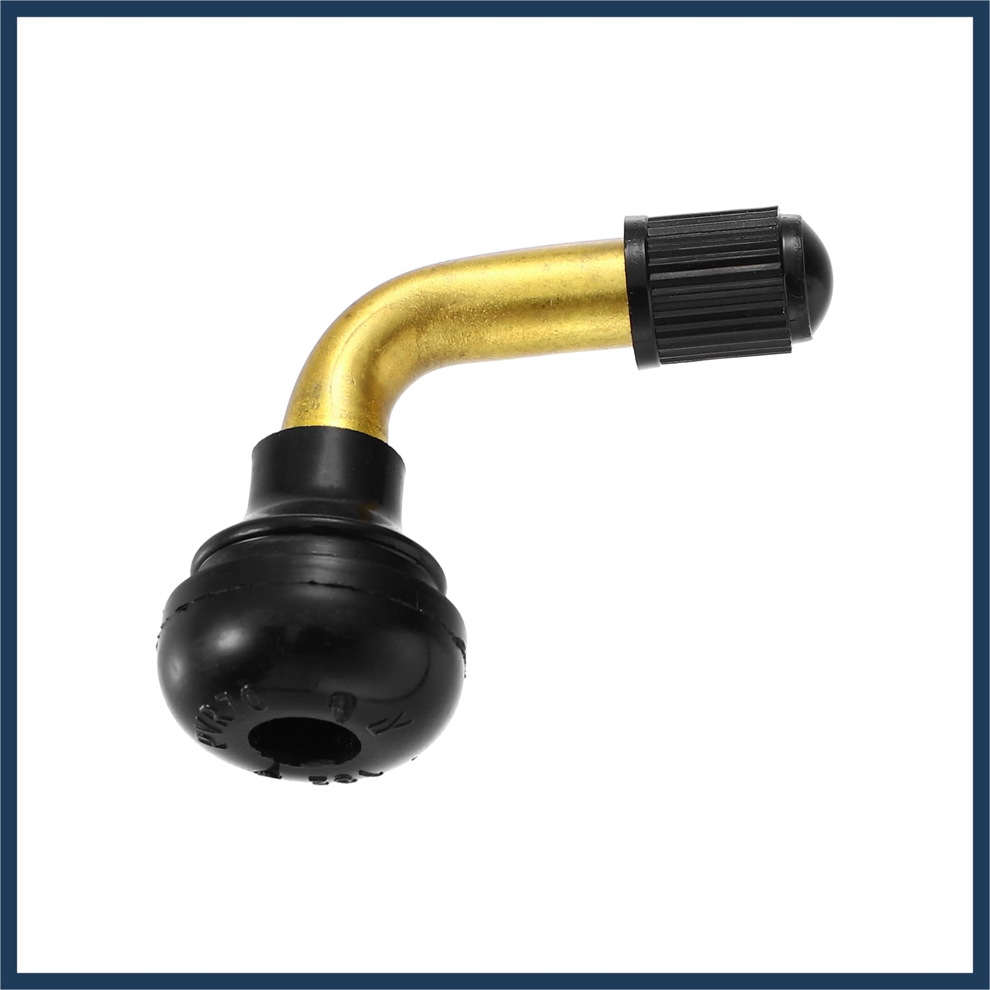 Lot de 20 valves de pneu de voiture PVR70 coudées à 90 degrés Design élégant