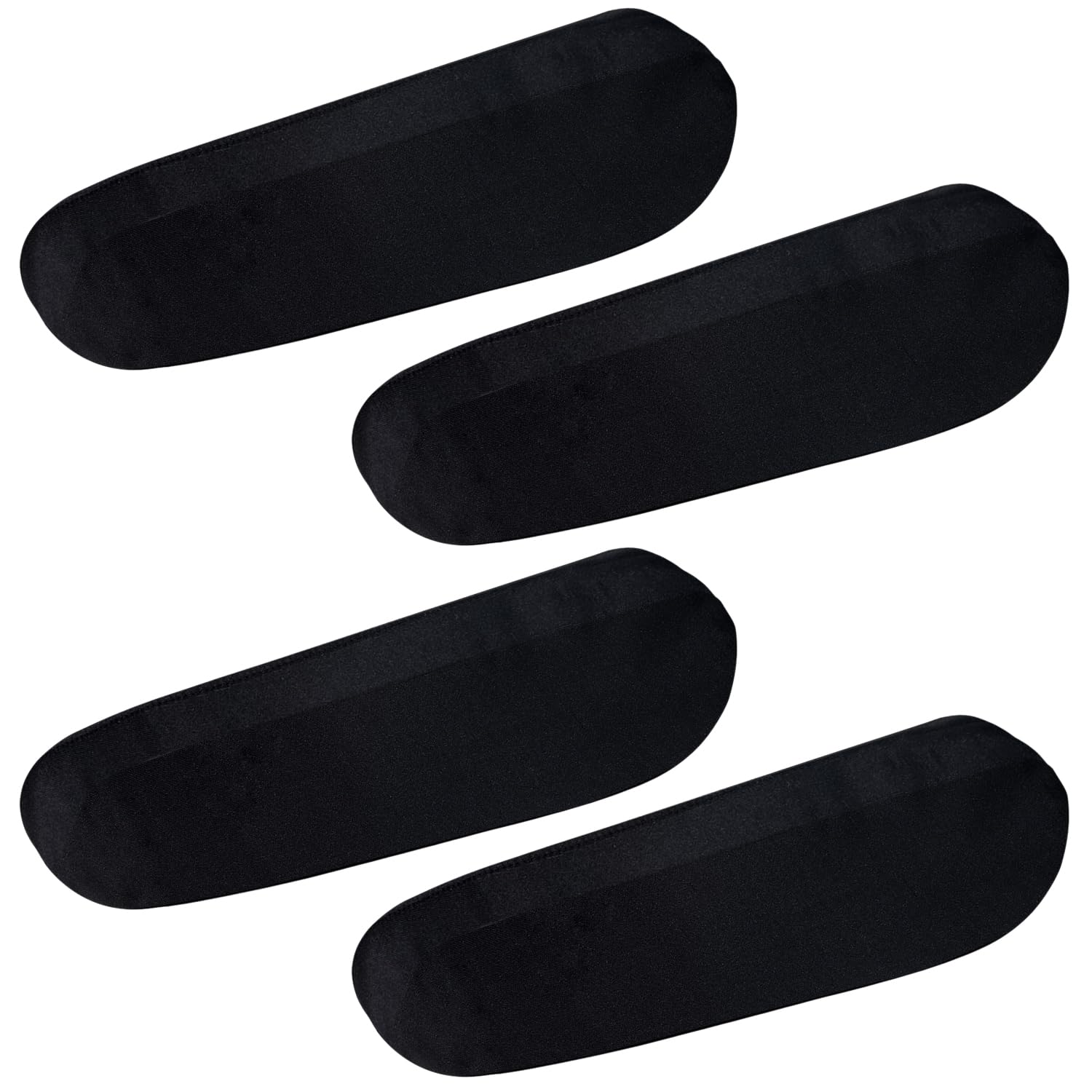 HO-SFSM 4 Stück Universal Auto Armlehnenbezug - Elastischer Armlehnenbezug für Auto, SUV, LKW und Van (Schwarz)