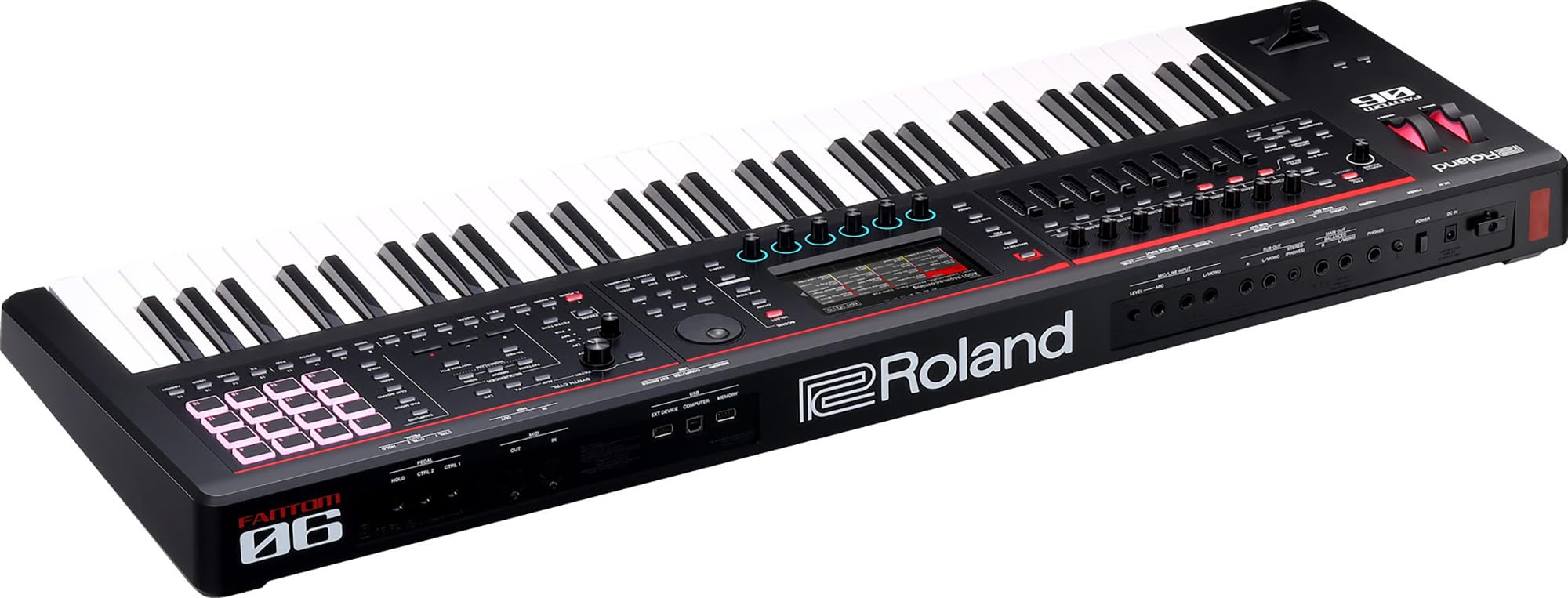 Amazon.com: Roland Fantom-06 Synthesizer Keyboard Bundle with