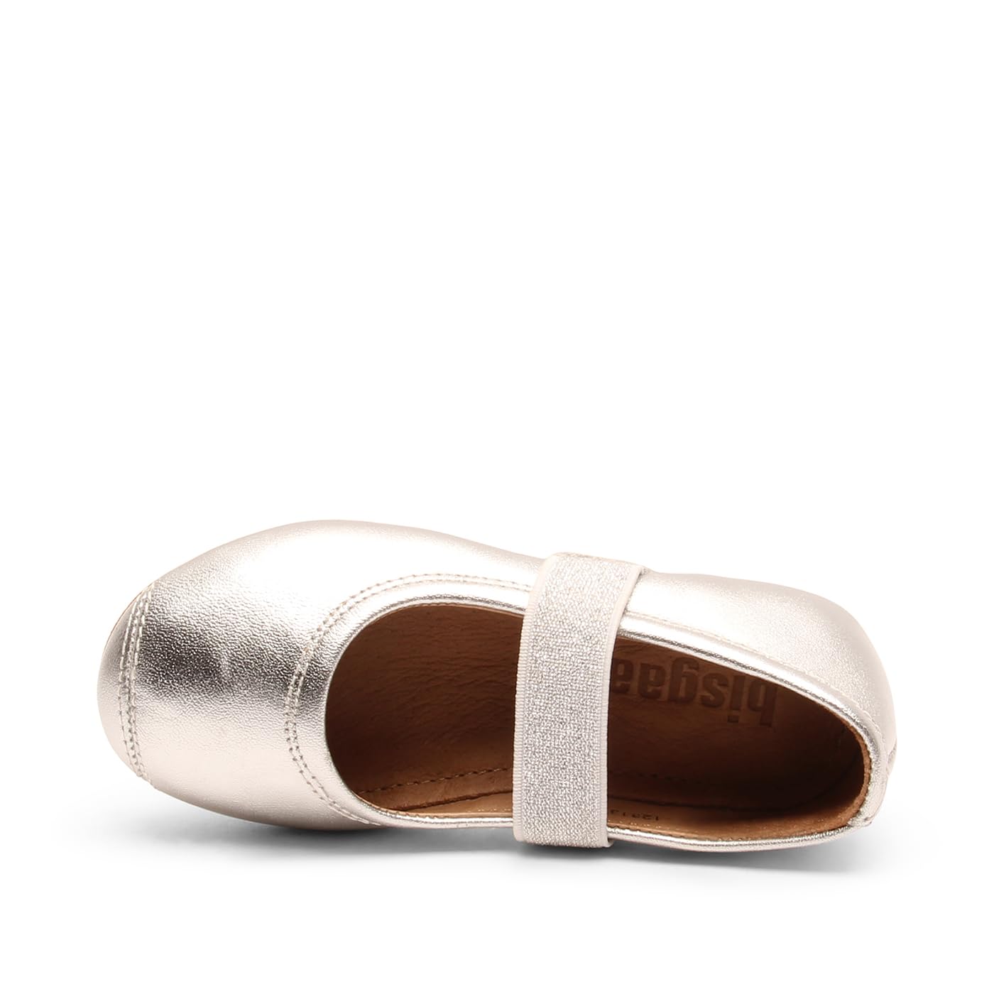 Bisgaard Mädchen Ballet Geschlossene Ballerinas, Silber, 34 EU – Ansicht 3