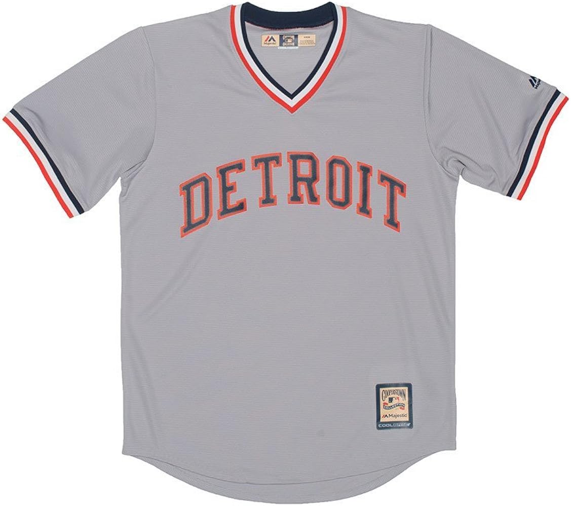 Detroit tigers cooperstown jersey Clearance