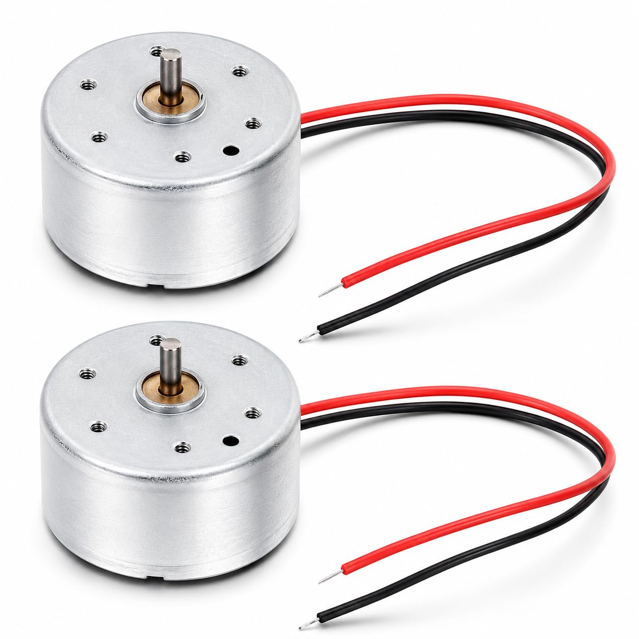 3V-9V DC Micro Toy Motor, Mini Electric DC Motor for CD-ROM, DVD-ROM, DIY Toys, Robotics, Science Projects, Hobby Models & Electronics Experiments (Pack of 2)-image-43