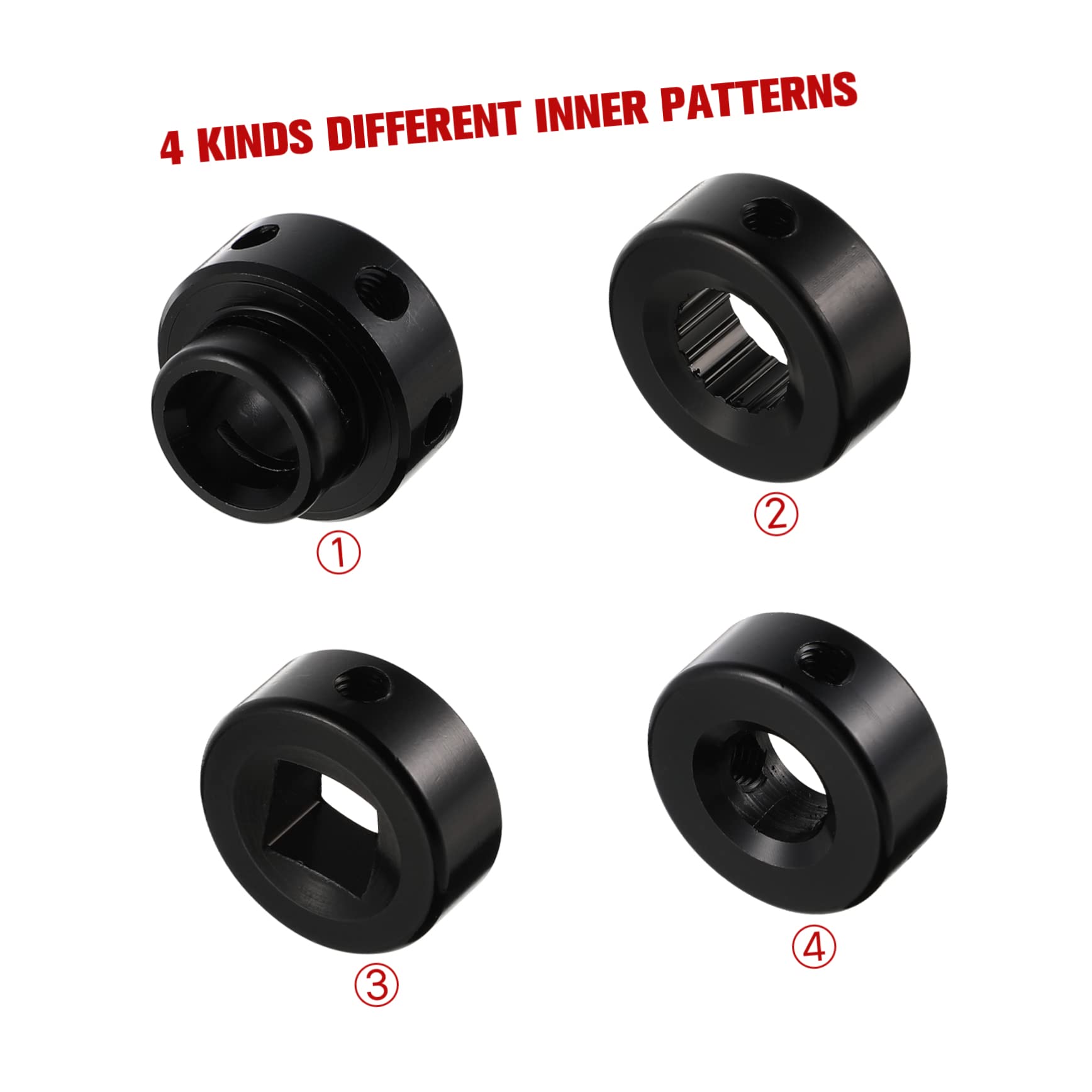 HAWILLOSCH Universal Car Window Handle Aluminum Winder Crank Rocker Set of 2 Replacement for Car Doors Includes Mounting Hardware