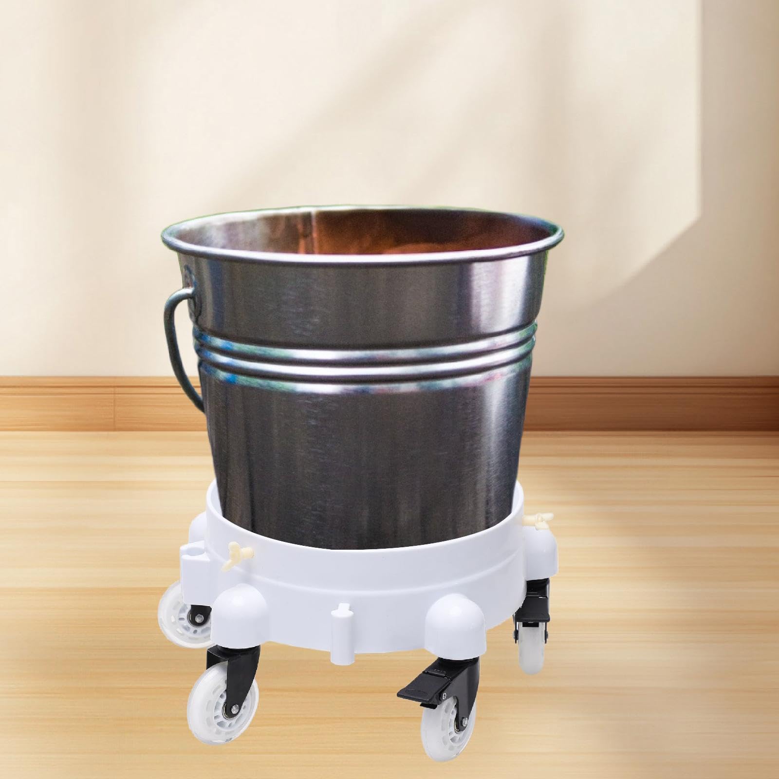 Generic Carrello per Secchio Autolavaggio con Ruote, Multifunzionale, Premium, Girevole a 360°
