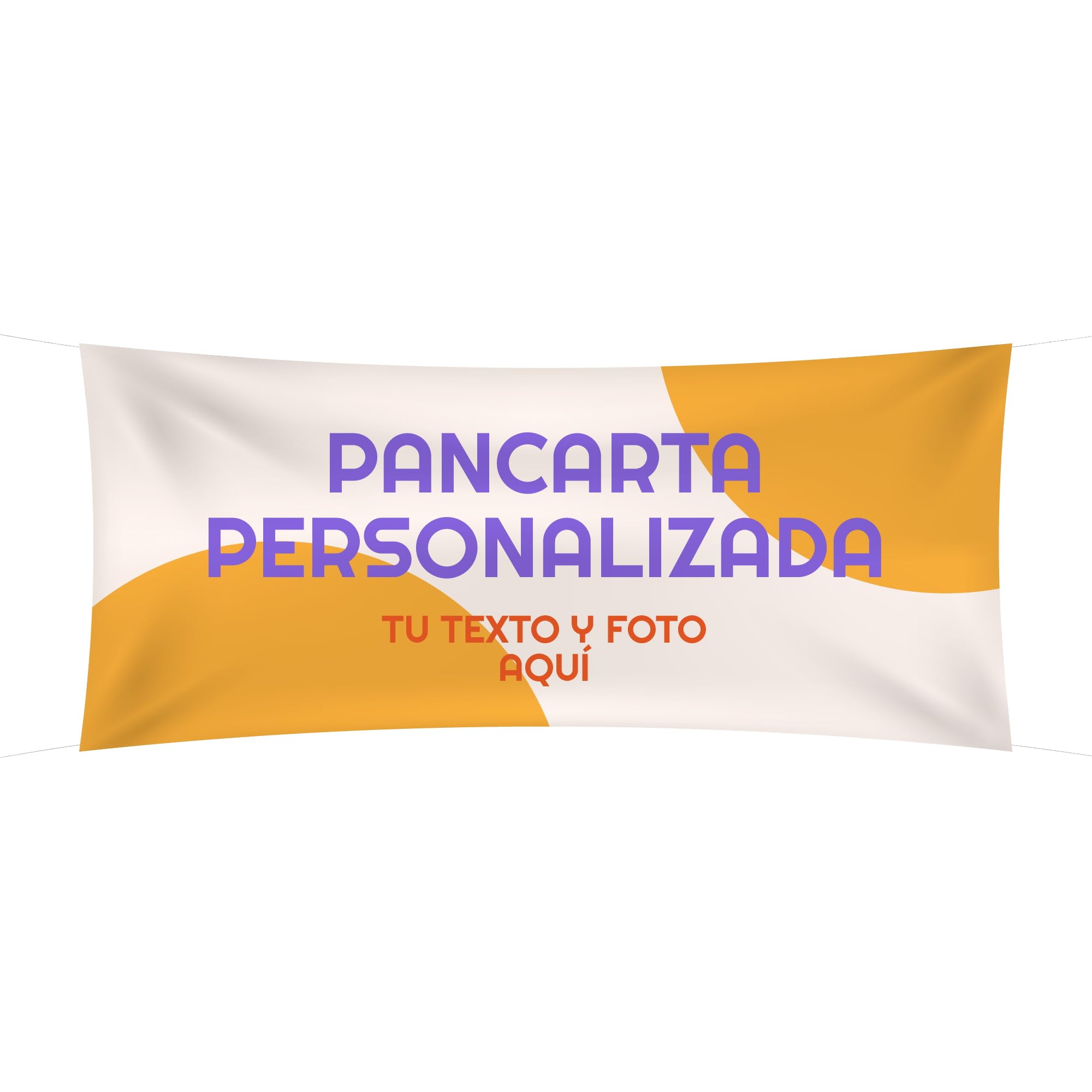Pancarta personalizada con foto/texto/logo 150x100 cm. y más tamaños. Pancarta fiesta de cumpleaños, graduación, decoración boda, navidad