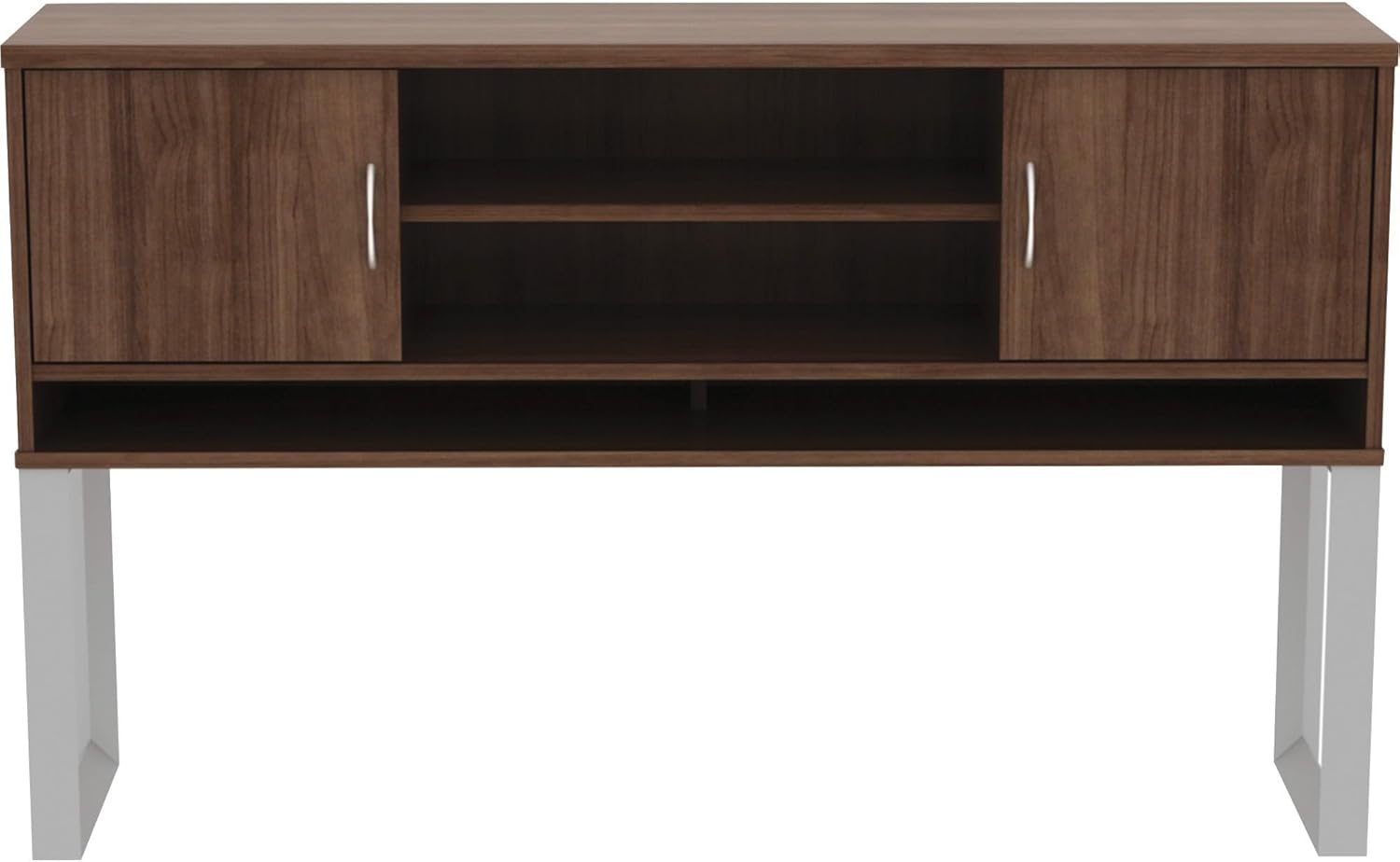 Lorell LLR16240 Walnut Laminate Freestanding Hutch