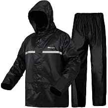 Rain Suit, Rain Gear for Men Women Waterproof Work Lightweight Rainwear Rain Coat Jacket & Pants
