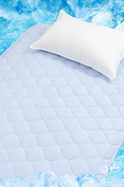 Amazon システムk 超冷感 敷きパッド Q Max0 5で最高レベルのひんやり感 接触冷感 ひんやり 冷たい 冷感 敷パッド ブルー Q Max0 5 1 シングル ベッドパッド 敷きパッド オンライン通販