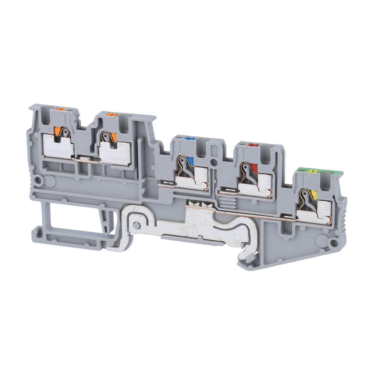 PHOENIX CONTACT PTIO 1,5/S/4-PE Initiatoren-/Aktorenklemme, mit Schutzleiterfunktion, 250 V, 13,5 A, Anzahl der Anschlüsse 5, Querschnitt 0,14 mm²-1,5 mm², 50 Stück