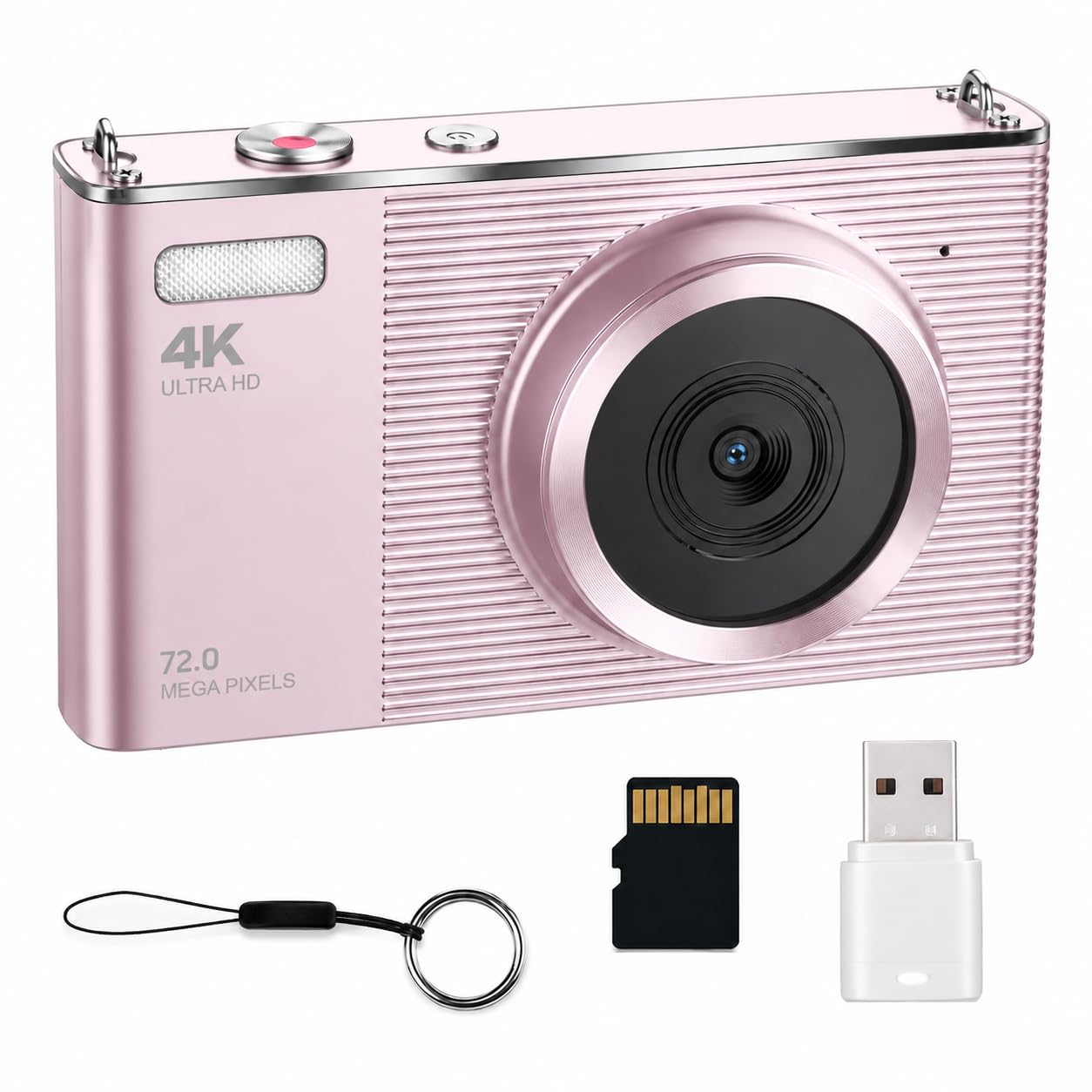 Digital Camera for Photography, 4K 72MP Vlogging Camera, Autofocus Point and Shoot Digital Camera for Teens Adult Beginner 16X Zoom, 32GB Card, 2 Batteries Pink-picture-30
