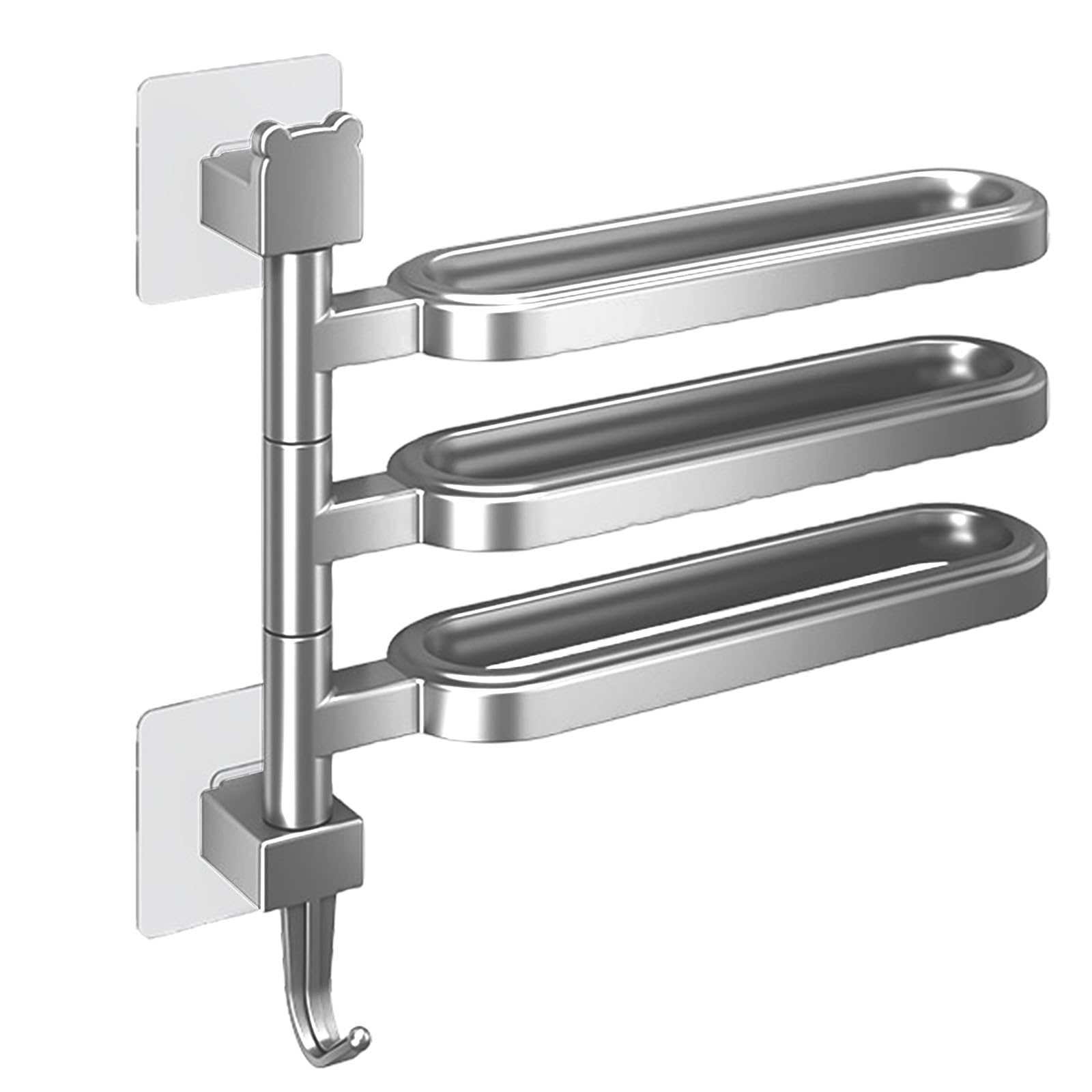 Tsophreniq Towel Storage Solution Without Holes Needed Keeps Towels Neat and Tidying Accessible Daily Casual Use Bathroom Storage Solution