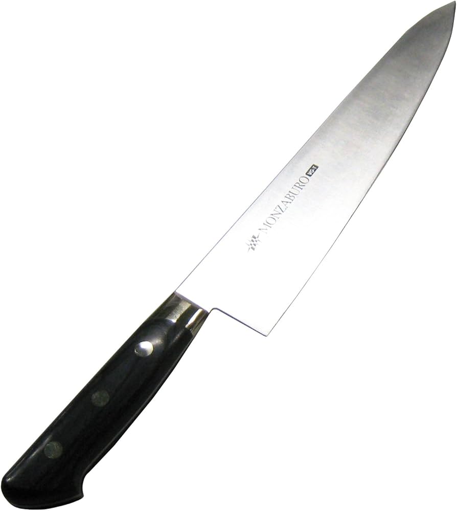 Amazon｜MONZABURO VG-T(ツバ付)牛刀 27cm｜牛刀包丁 オンライン通販