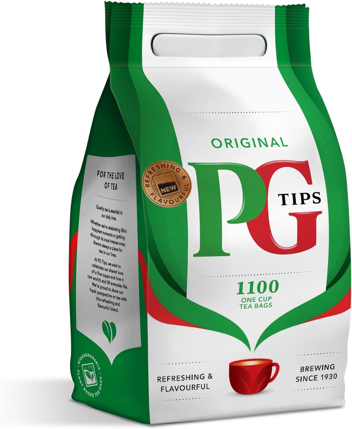 PG tips Compatible One Cup Everyday Tea Bags Bulk Pack Of 1100 Teabags for Catering, Birthdays, Office Tea Breaks and Afternoon Tea